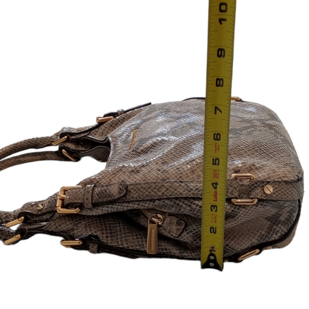 Michael Kors Snake Patterned Leather Purse - Picture 11 of 14